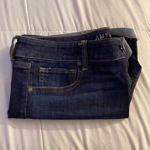 American Eagle Jean Midi Shorts Size 16